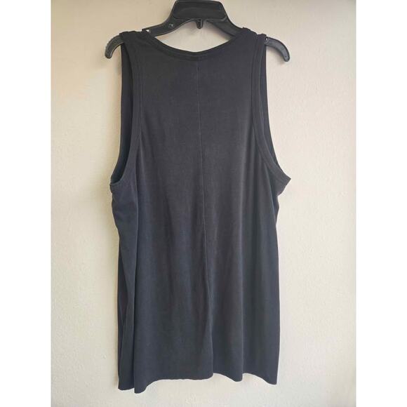 🖤 Chic Ribbed Button-Front Tank Top | Women's Large 🖤 - Picture 3 of 3